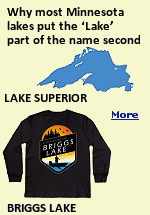 When ''Lake'' comes first, it's usually to emphasize a feature of the lake - like Lake Superior. ''Lake'' often comes second in the names of smaller, lesser-known features, but all of it can depend on local preference.